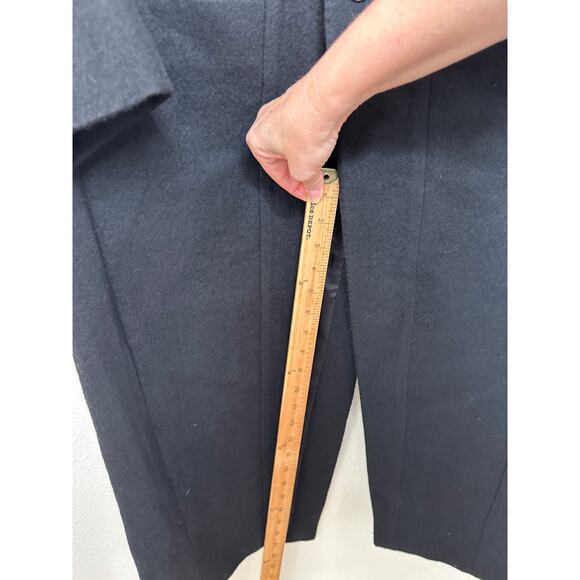 Rick Owens Legaspi Black Long Sleeve 2 Button Long Line High Back Slit Coat 12 - Picture 13 of 13